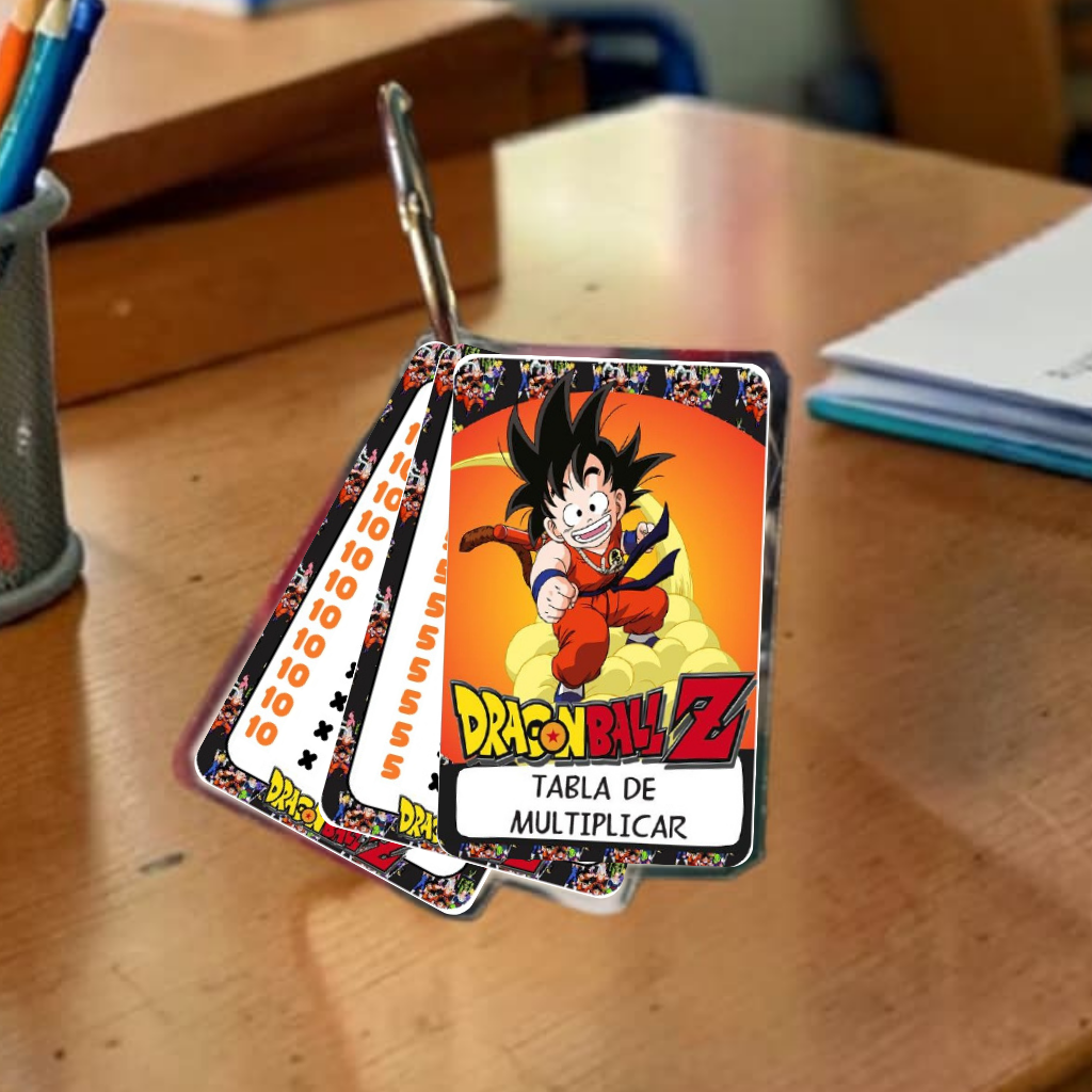 Llavero Tablas de Multiplicar Personalizadas